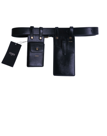 FENDI MULTI POCKET BELT BAG, front view